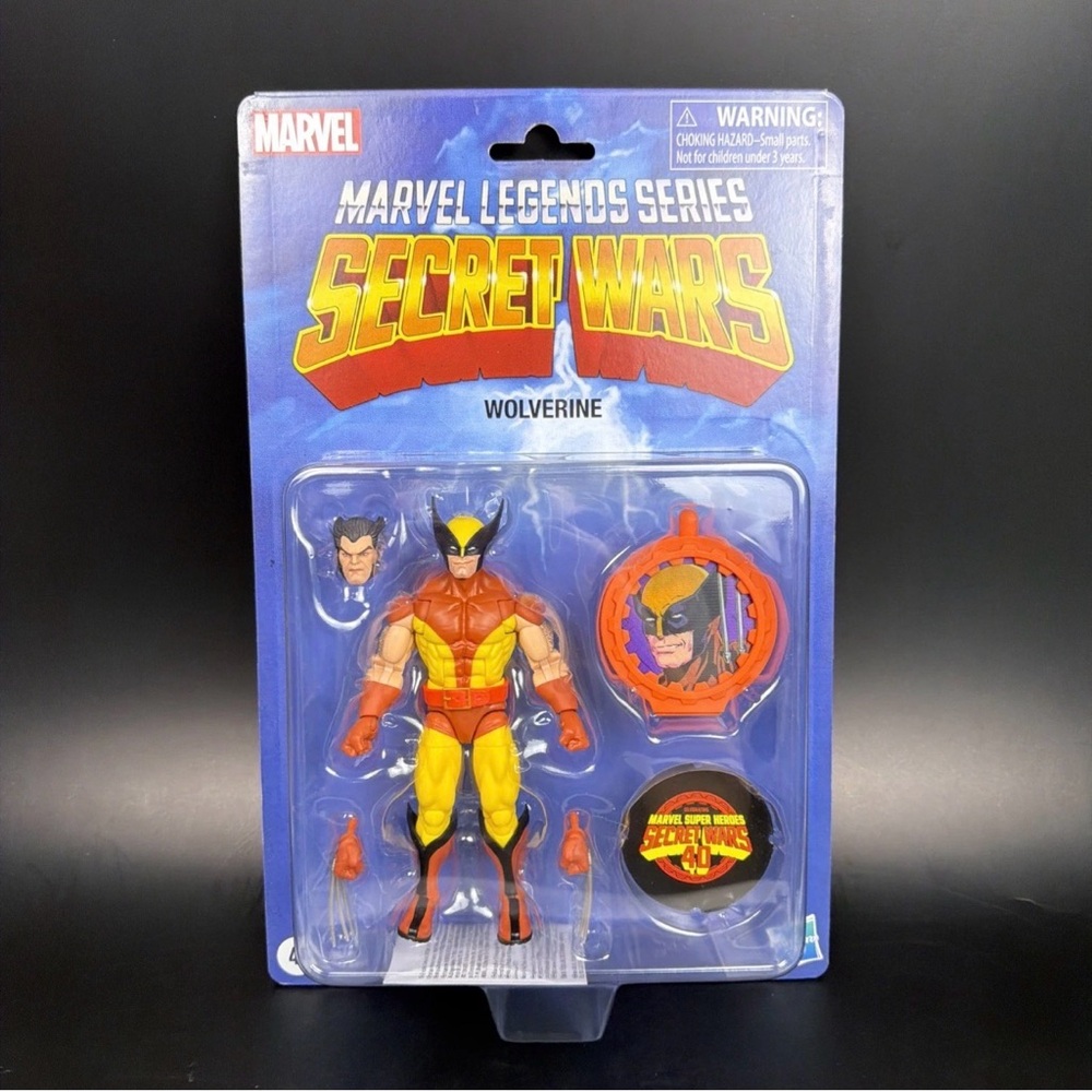 Marvel Wolverine Action Figure with Yellow and Red Costume